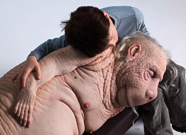 Patricia Piccinini hyper realists sculptures